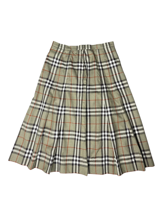 Burberry's Pleated Skirt 24" Waist